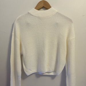 Knitted Crop Sweated
